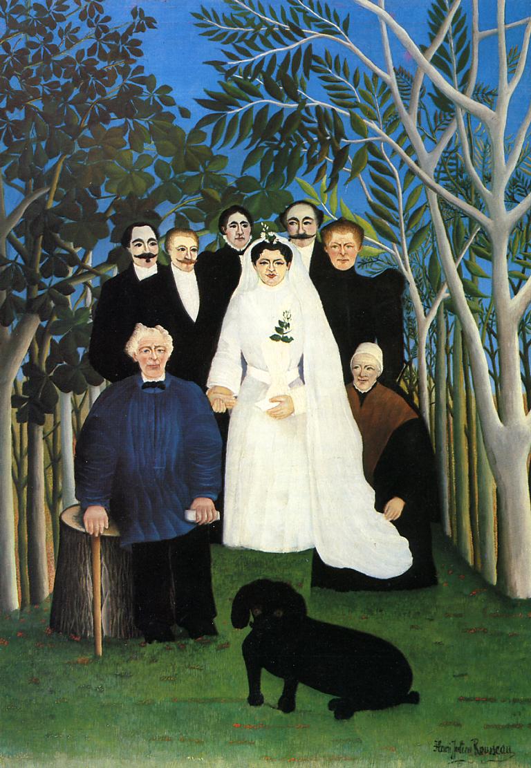 The Wedding Party by Henri Rousseau, 1905